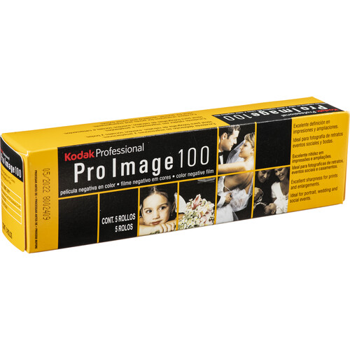 Kodak Pro Image 100 ISO 35mm 36 Exposure (5 Pack) - Colour Negative Film