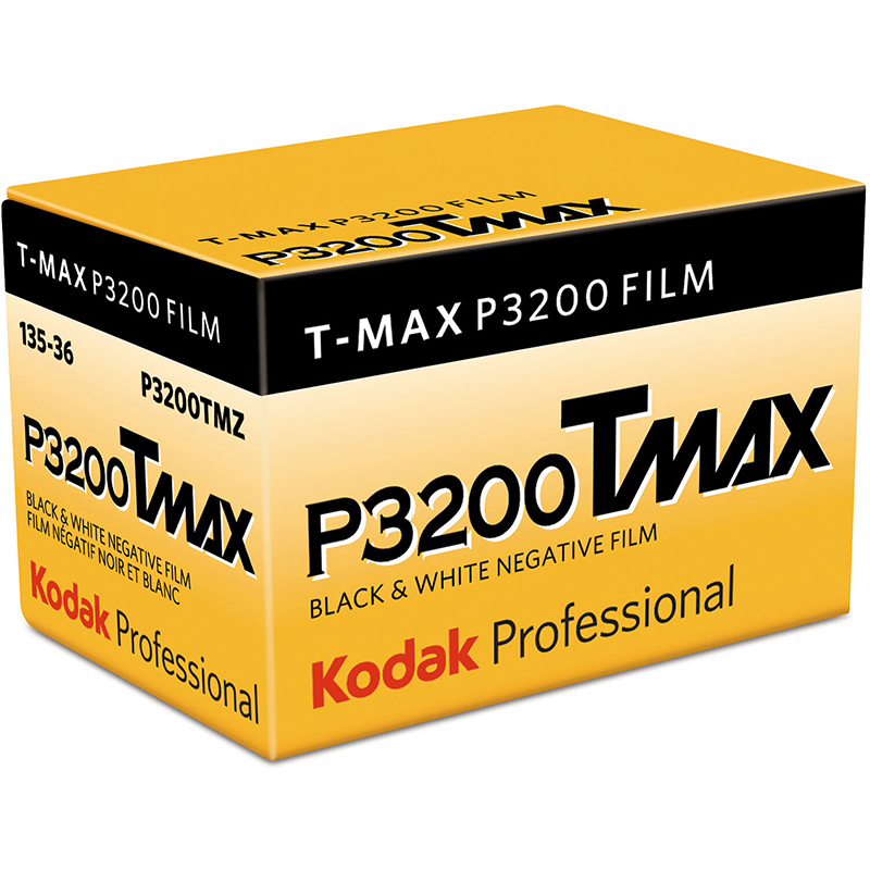 Kodak T-Max P3200 Black and White Negative Film (35mm Roll Film, 36 Exposures)