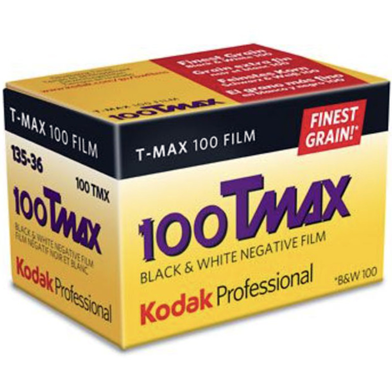 Kodak T-Max 100 Black and White Negative Film (35mm Roll Film, 36 Exposures)