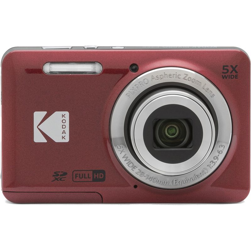 Kodak Pixpro FZ55 Friendly Zoom Camera - Red