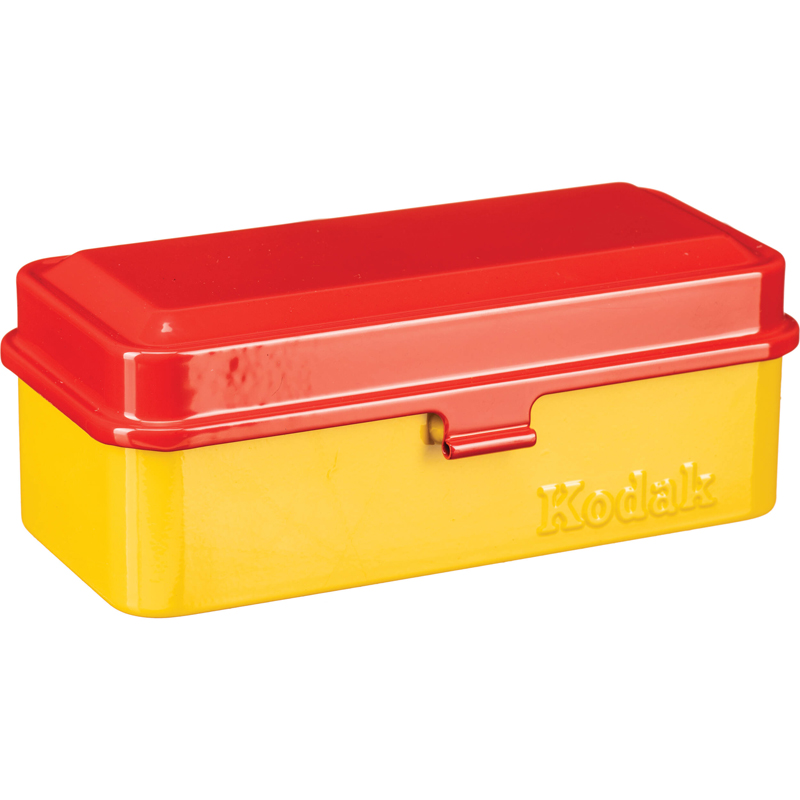 Kodak 120/135 Steel Film Case - Red/Yellow