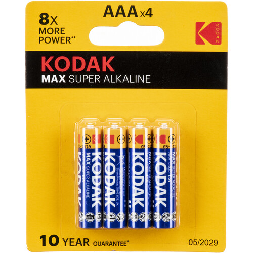 Kodak MAX AAA 1.5V (4 Pack) Alkaline Batteries