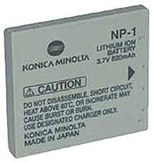 Master Instruments Konica Minolta NP-1 and Pentax D-Li95 Rechargeable Camera Battery