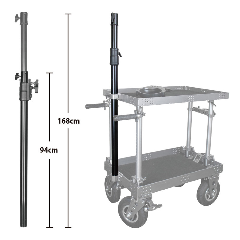 Kupo 168B Heavy Duty Telescopic Mast w/ Junior Receiver