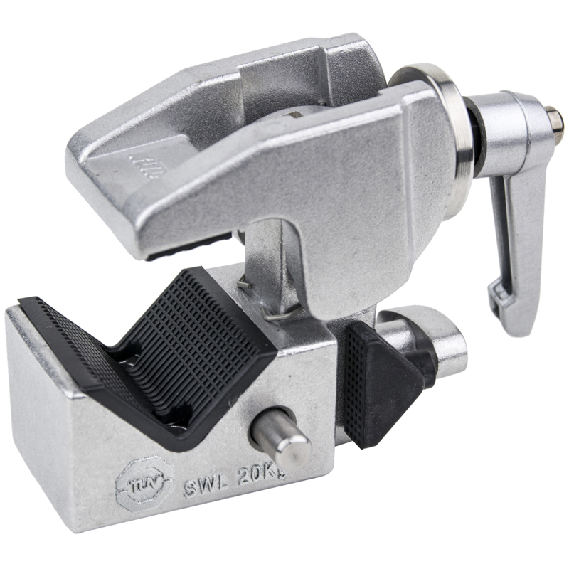 Kupo KCP-710P Convi Clamp with Adjustable handle - Silver