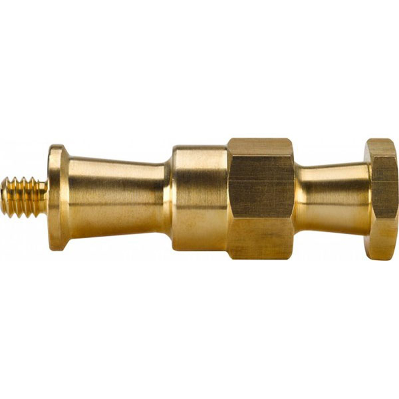 Kupo KS-026 Brass Hex Stud Spigot adaptor 1/4-20 Thread