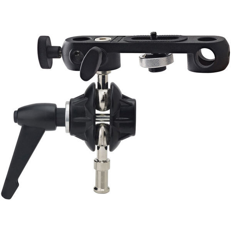 Kupo KS-104 Camera Bracket and Double Ball Joint Adapter with Dual 5/8 (16mm) Studs