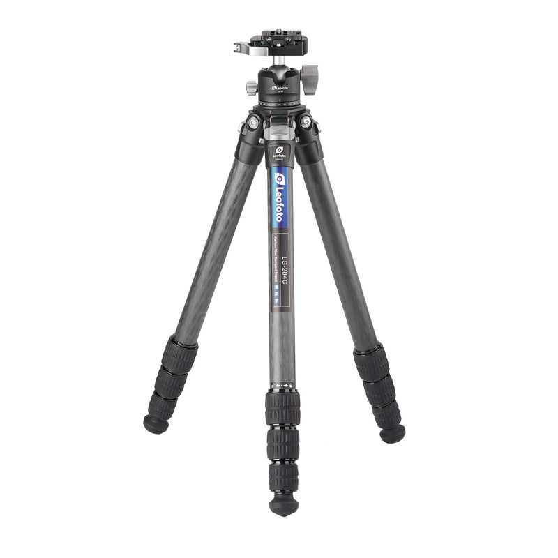 Leofoto LS-284C Ranger Series 4 Section Carbon Fibre Tripod with LH-30LR (Lever Release) Ball Head