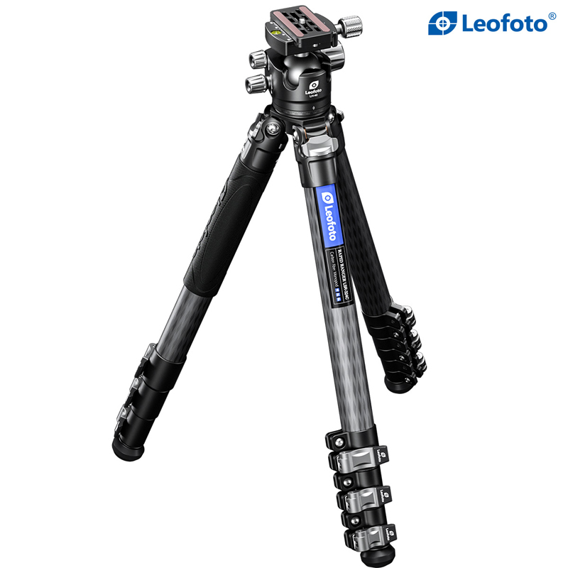 Leofoto LSR-324C Ranger Rapid Series Lever Release 4 Section Tripod with LH-40 Ball Head