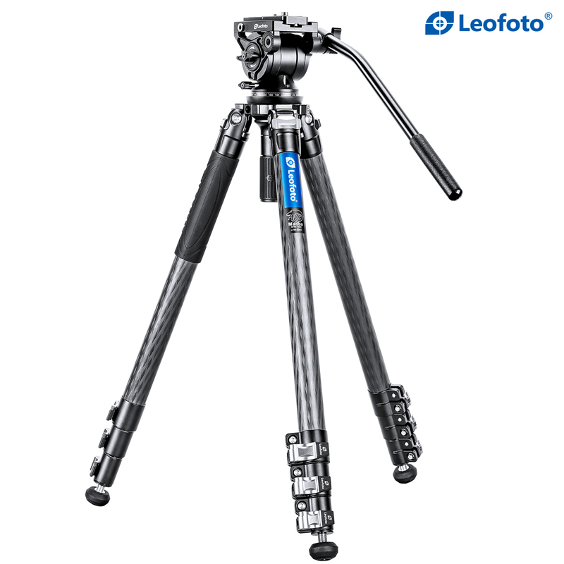 Leofoto LVM-324C Manba Video Series 4 Section Tripod with BV-10 Video Head