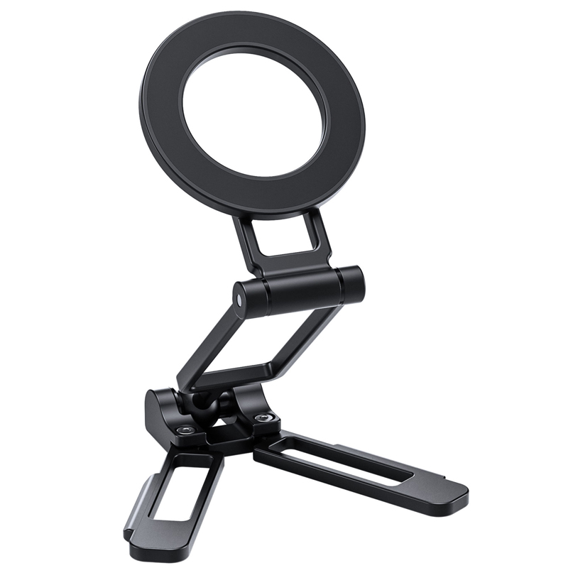 Leofoto PS-5 Magnetic Foldable Phone Stand - Black