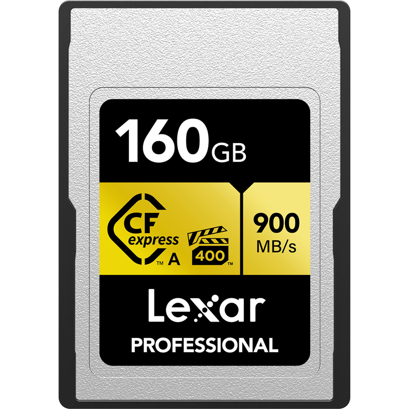 Lexar Professional CFexpress Type A - 160GB GOLD Series 900MB/s Read / 800MB/s Write