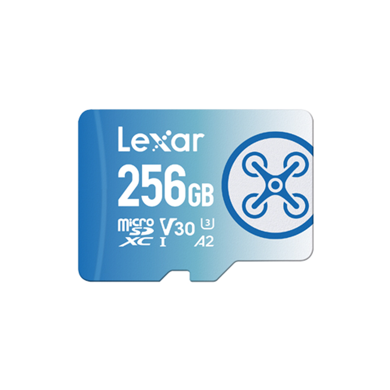 Lexar FLY microSDXC 256GB 160MB/s V30 A2 UHS-I U3 Memory Card for Drones