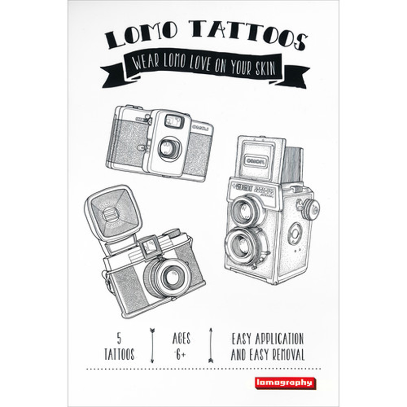 Lomography Tattoo Stickers Set
