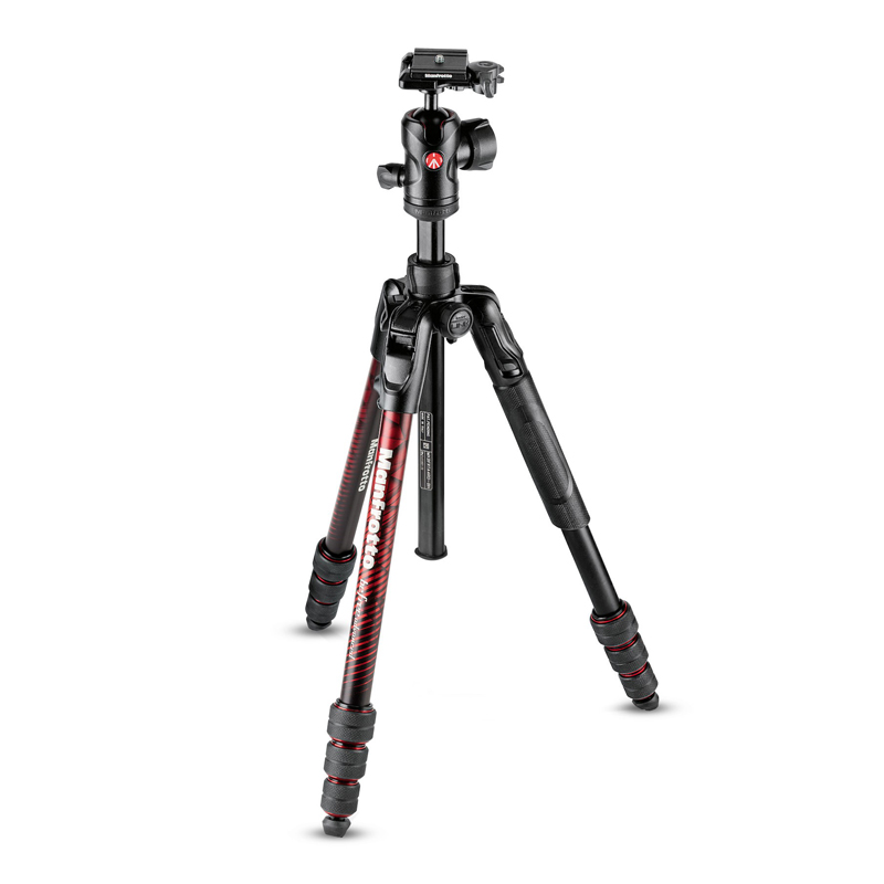 Manfrotto Befree Advanced Aluminum Travel Tripod Twist with Ball Head MKBFRTA4RD-BH (Red)