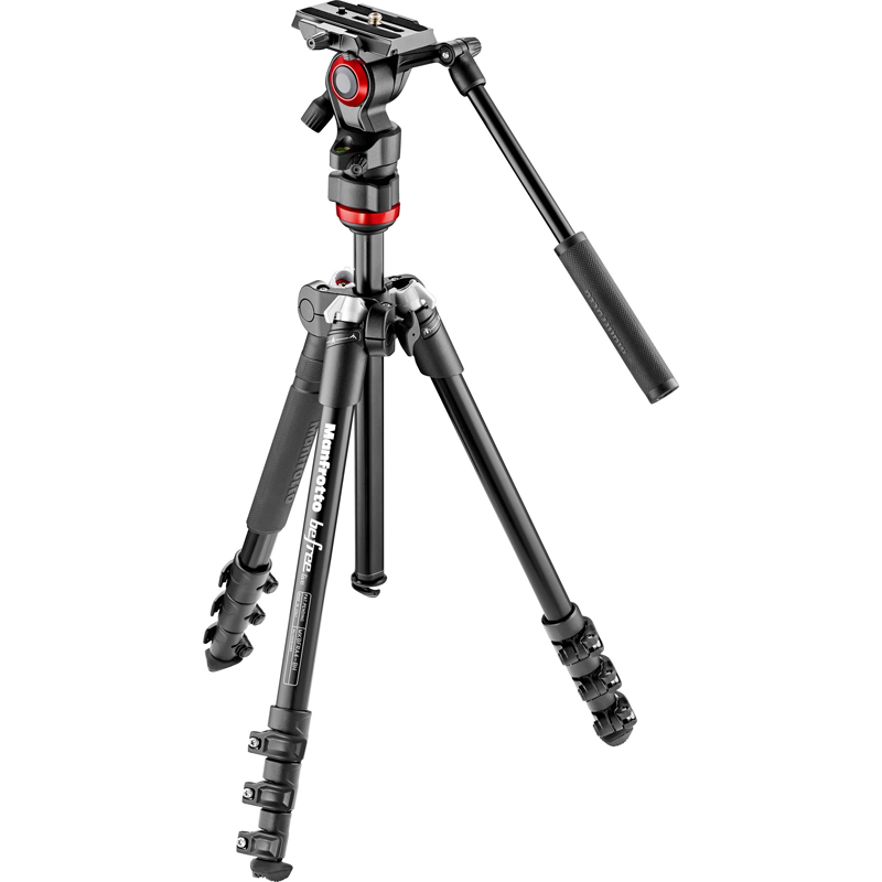 Manfrotto BeFree Live Lever Aluminium Tripod w/ Fluid Video Head MVKBFRL-LIVE