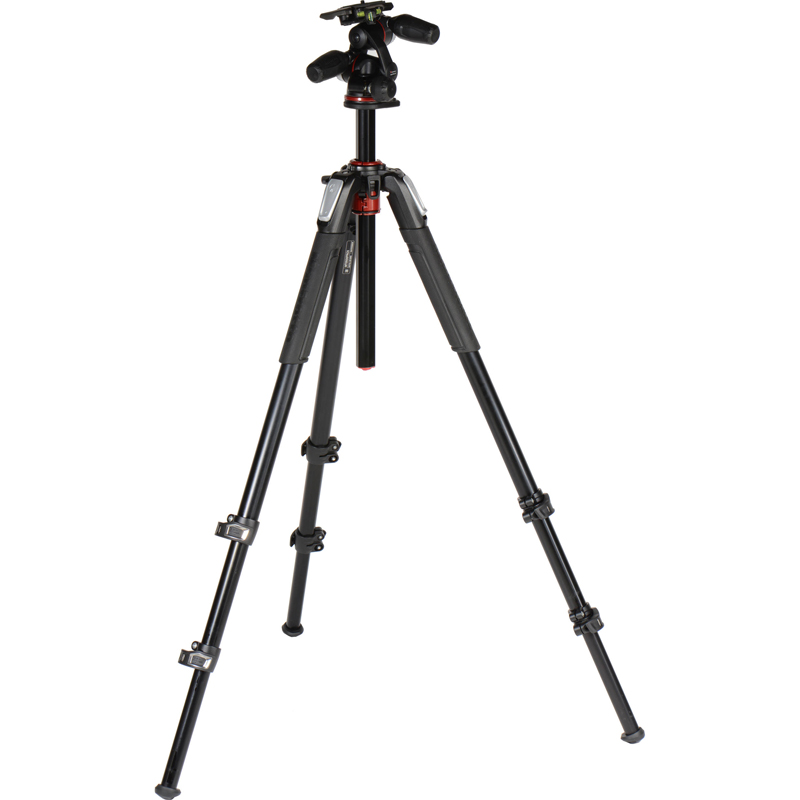 Manfrotto MK055XPRO3 Aluminium Tripod + 3 Way Head