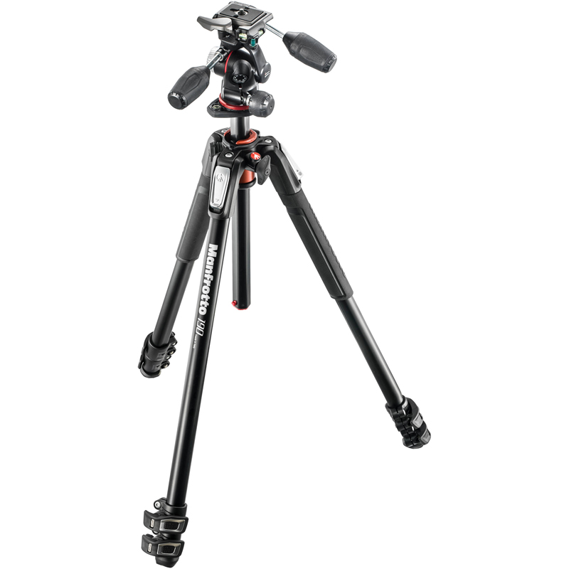 Manfrotto MK190XPRO3-3W Aluminium Tripod + 3 Way Head