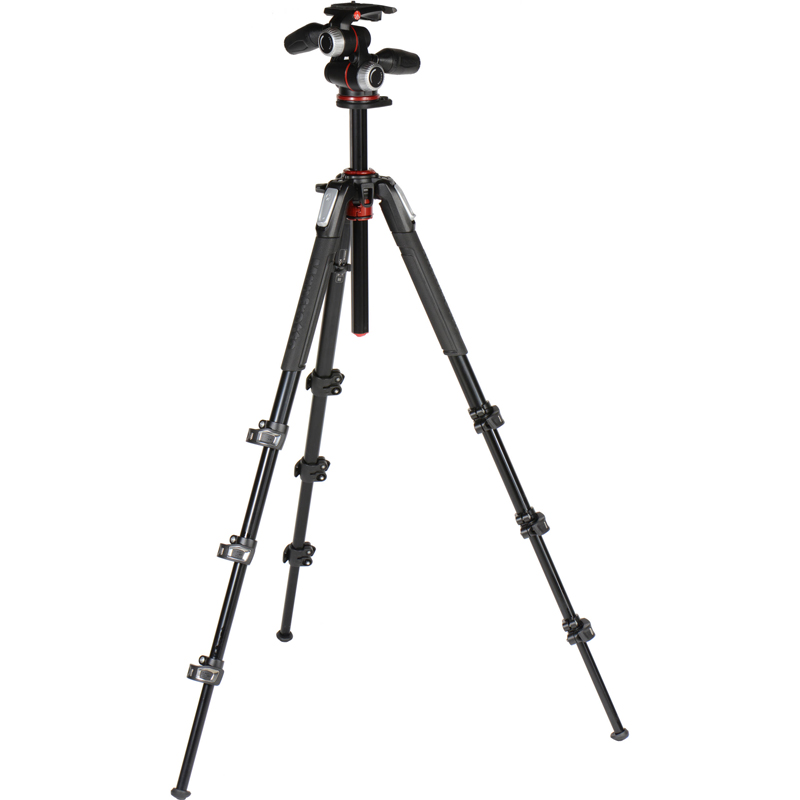 Manfrotto MK190XPRO4-3W Aluminium Tripod + 3 Way Head