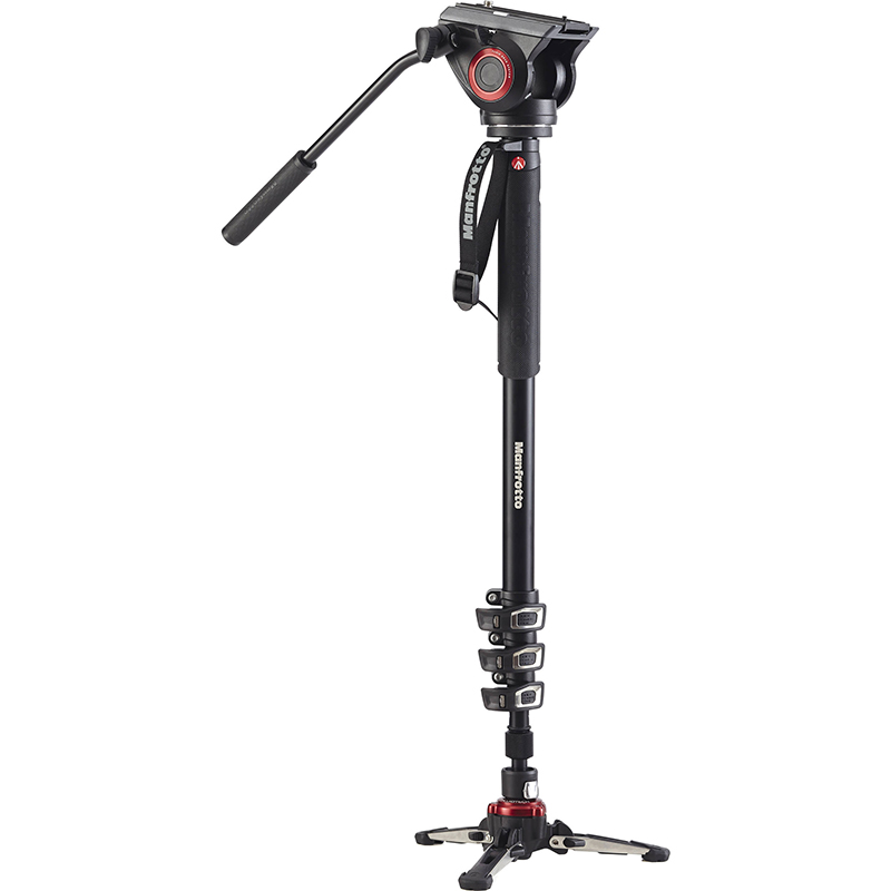 Manfrotto MVMXPRO500 Aluminium Fluid Video Monopod with Tilt Head