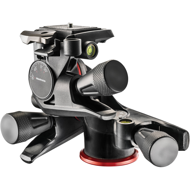 Manfrotto XPRO Geared 3 Way Head with Adapto Body MHXPRO-3WG