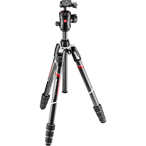 Manfrotto Befree GT Carbon Fibre Tripod with Ball Head - MKBFRTC4GT-BH