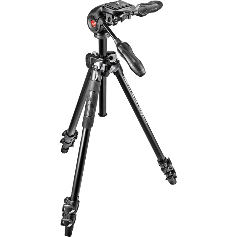 Manfrotto 290 Lightweight Tripod with 3Way Head - MK290LTA3-3W