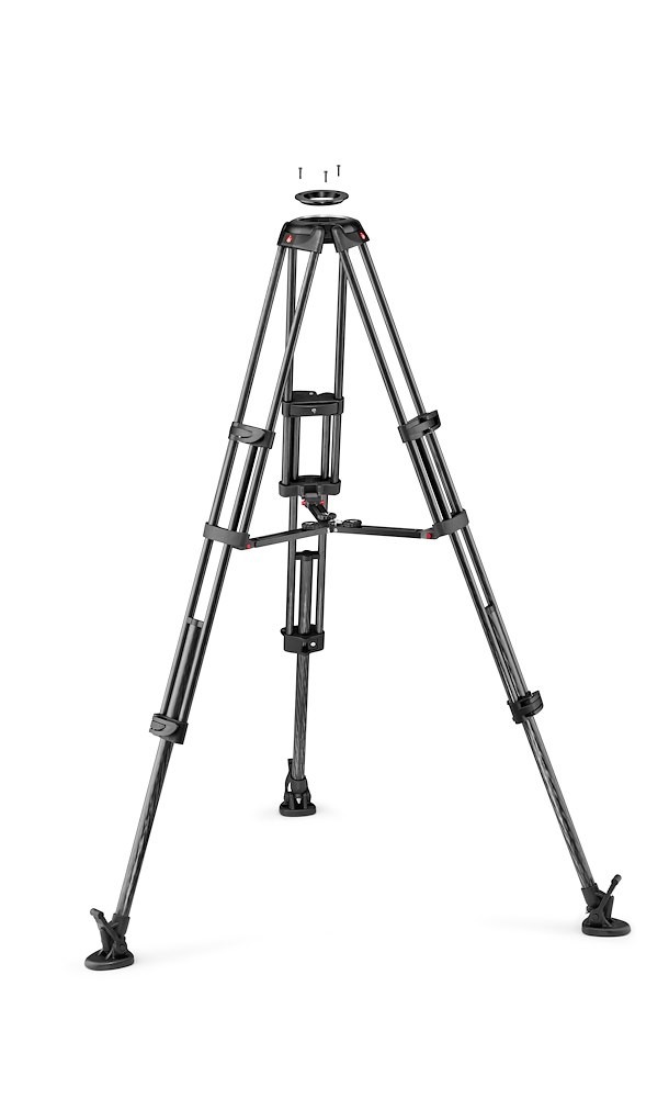 Manfrotto Tripod Video Twin Leg CF Mid