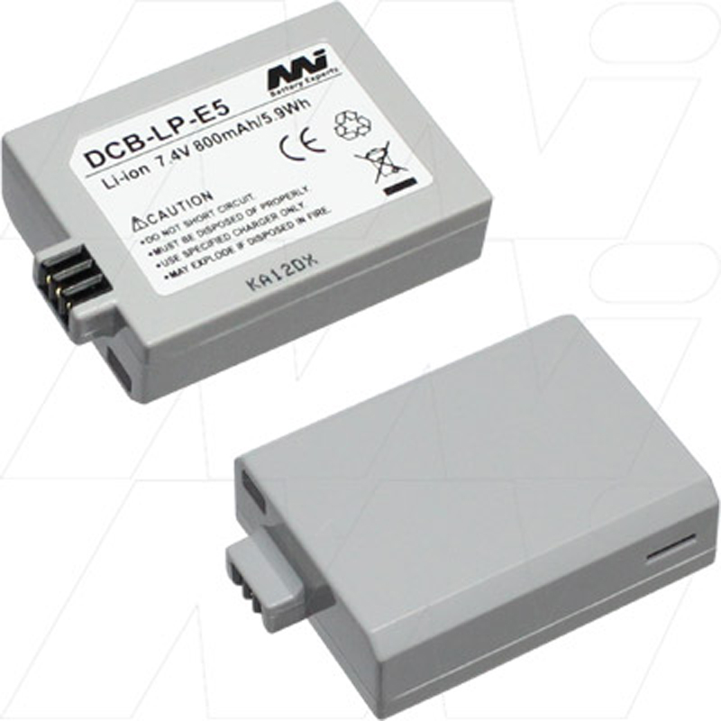 Master Instruments Canon LP-E5 Rechargeable Camera Battery
