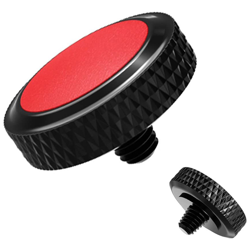 Master Deluxe Soft Shutter Release Button - Black / Red