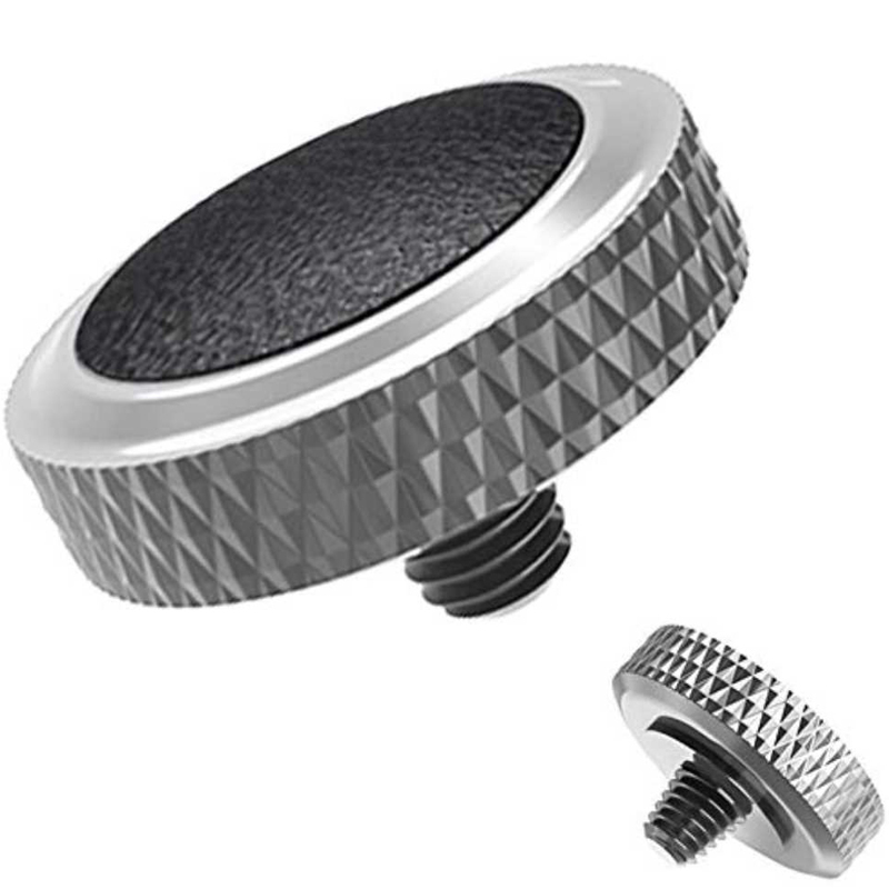 Master Deluxe Soft Shutter Release Button - Silver / Black