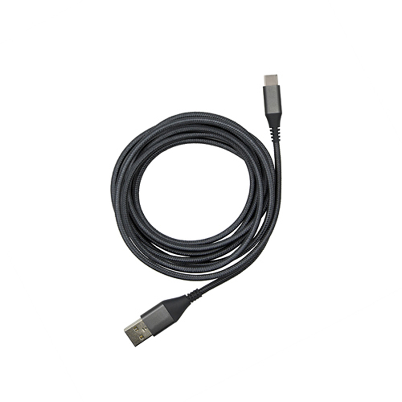 Master USB-C to USB-A Braided Cable 2m - Grey