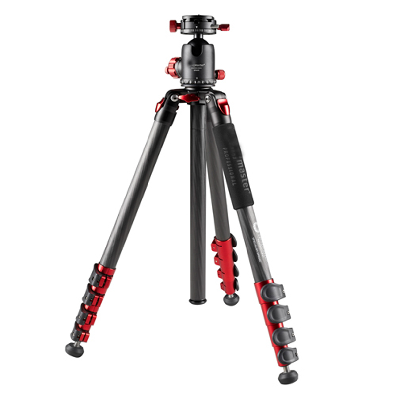 Master Specialist SP528CK Pro Carbon Fiber Tripod Kit - with SPH45P Ball Head