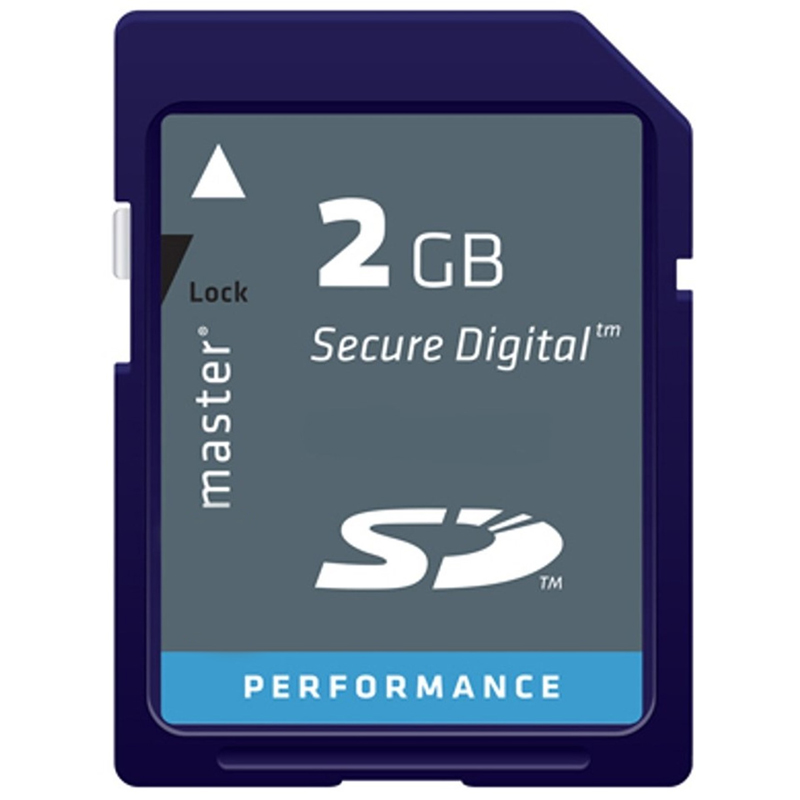 Master SD Performance 2GB Memory Card UHS-1