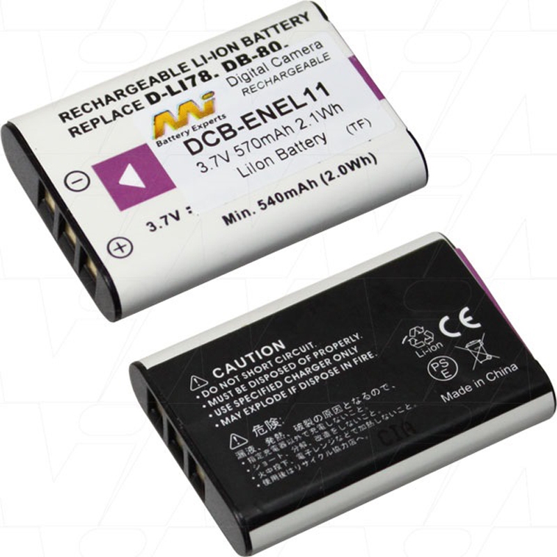 Master Instruments Nikon EN-EL11 and Olympus Li-60B Rechargeable Camera Battery