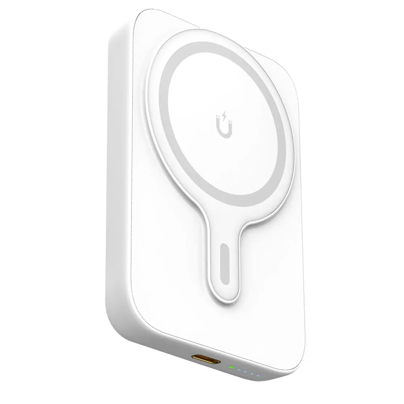 MICRODIA SnapPower Anchor 35W (15W + 20W) Magnetic Power Bank 10,000mAh - White