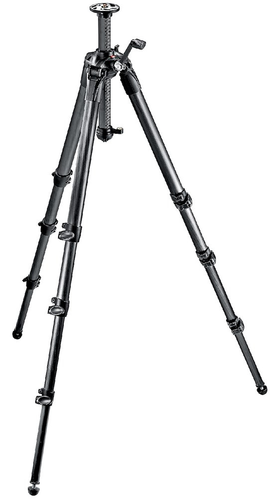 Manfrotto 057C4 Carbon Fibre 4 Section Geared Tripod