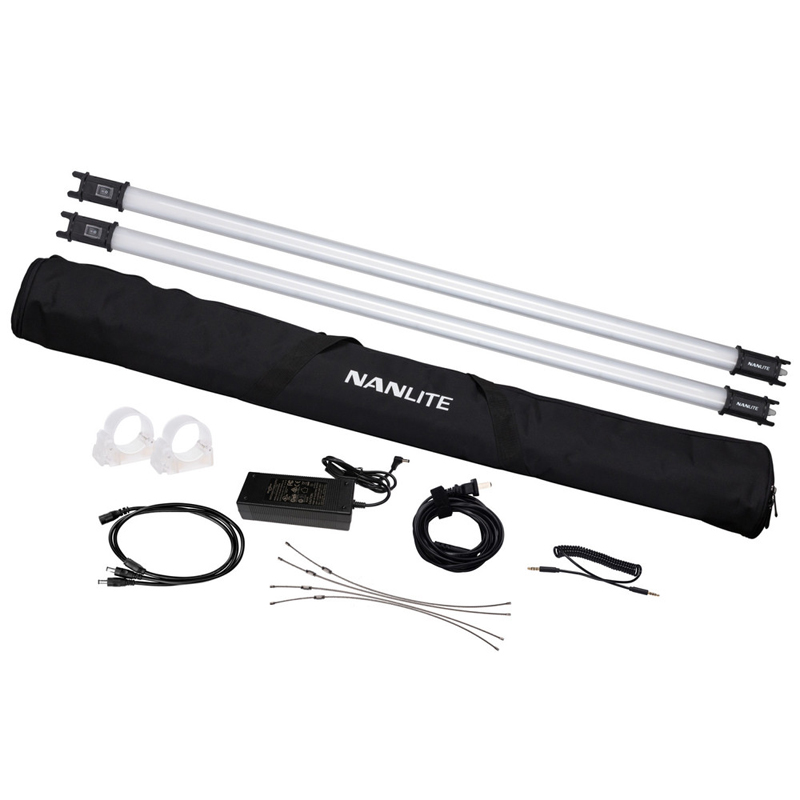 Nanlite PavoTube 30C 4ft RGBW LED Tube 2KIT