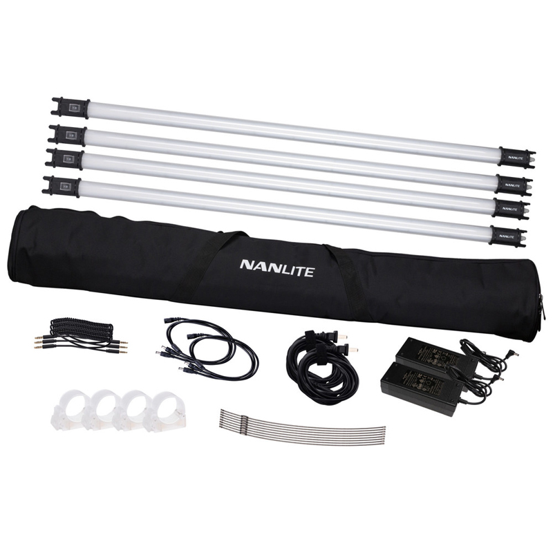 Nanlite PavoTube 30C 4ft RGBW LED Tube 4KIT