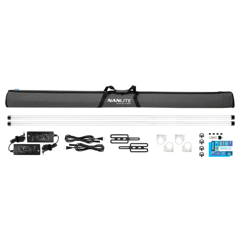 Nanlite PavoTube II 60XR 8ft RGBW LED Tube 2KIT