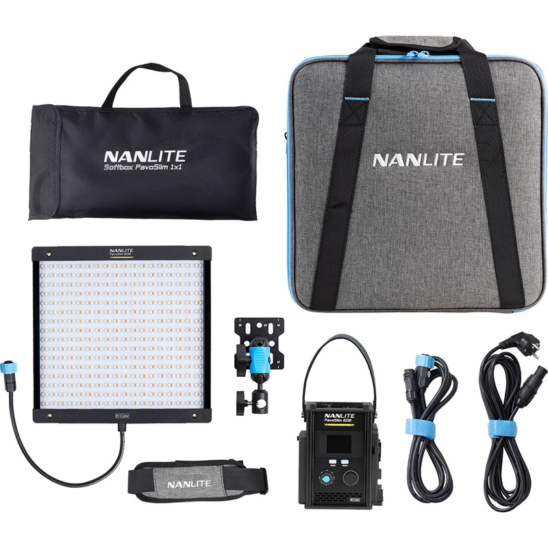 Nanlite PavoSlim 60B LED Bi-Color Panel Light with Quick Softbox