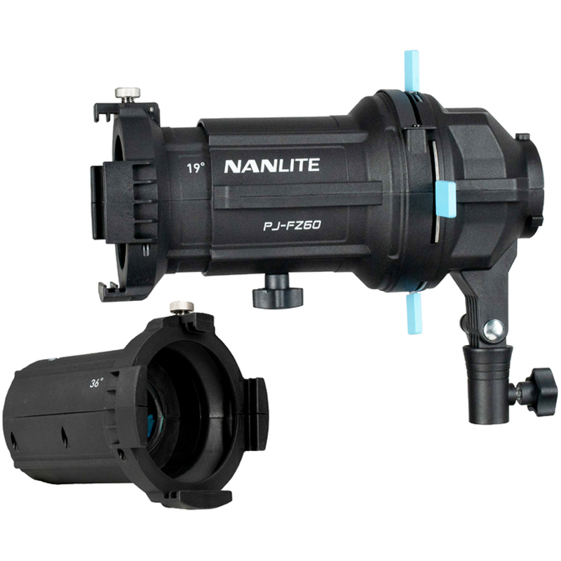 Nanlite Projection Attachment with 19° and 36° Lens for Forza FM Mount