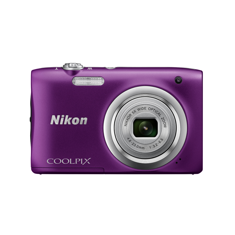 Nikon Coolpix A100 Compact Digital Camera (Purple)