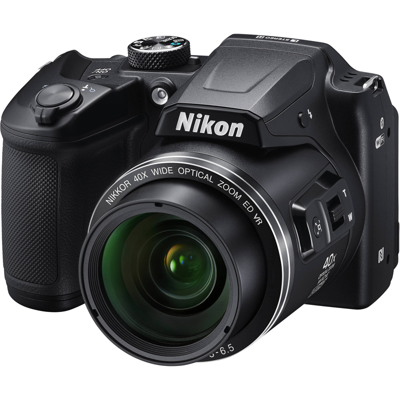 Nikon Coolpix B500 Compact Digital Camera (Black)