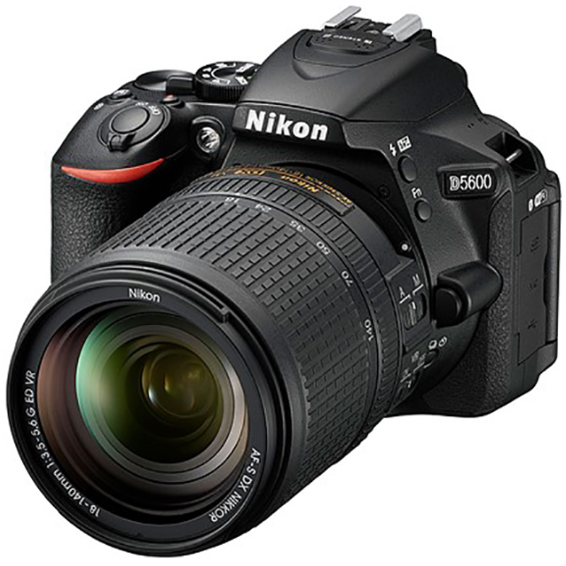 Nikon D5600 DSLR w/ 18-140mm f/3.5-5.6G ED VR Lens