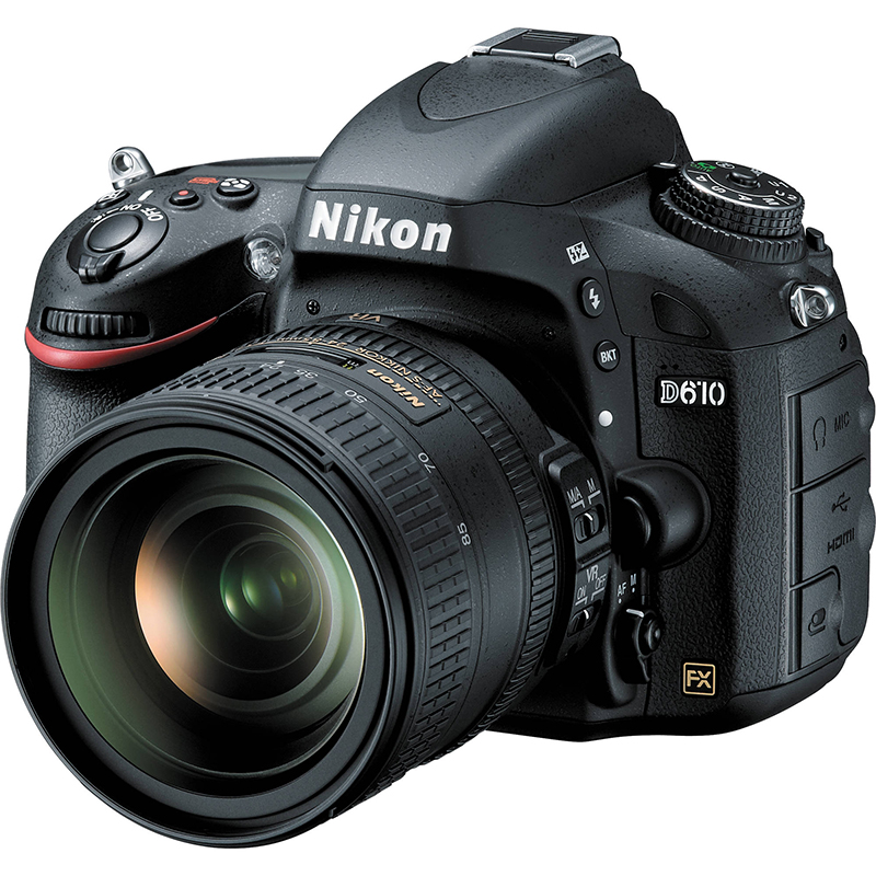 Nikon D610 Full Frame DSLR + 24-85mm VR Lens