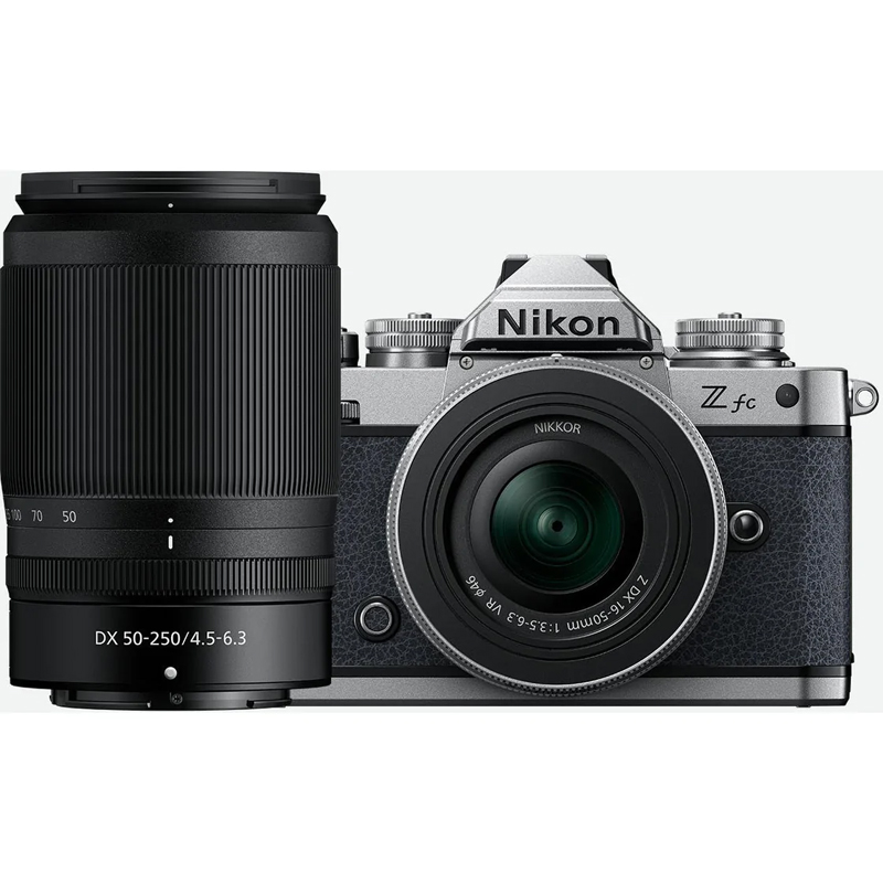 Nikon Z fc Body Midnight Grey + Nikkor Z 16-50mm VR + Z 50-250mm VR Lens