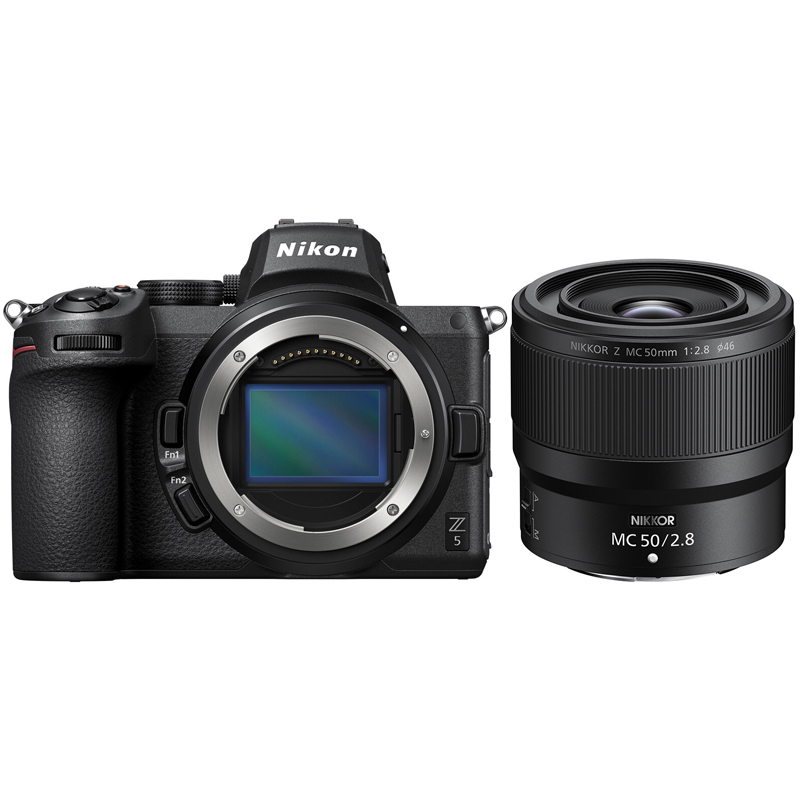 Nikon Z 5 Body w/ Nikkor Z 50mm Macro f/2.8 Lens Full Frame Mirrorless Camera