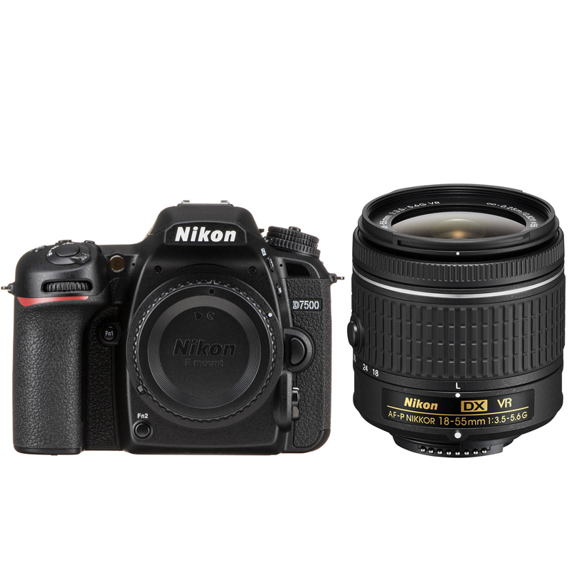 Nikon D7500 with AF-P 18-55mm VR Lens