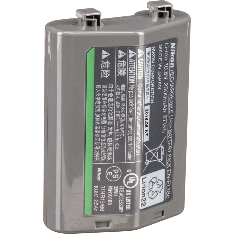 Nikon Rechargeable Li-ion Battery EN-EL18c/F